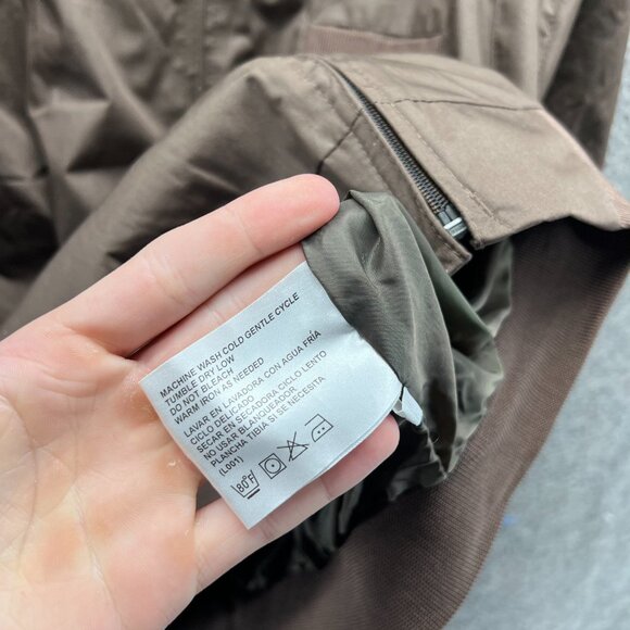 Members Only Jacket Men Large Windbreaker Brown Full Zip  Wind-stopper Vtg - Picture 11 of 12